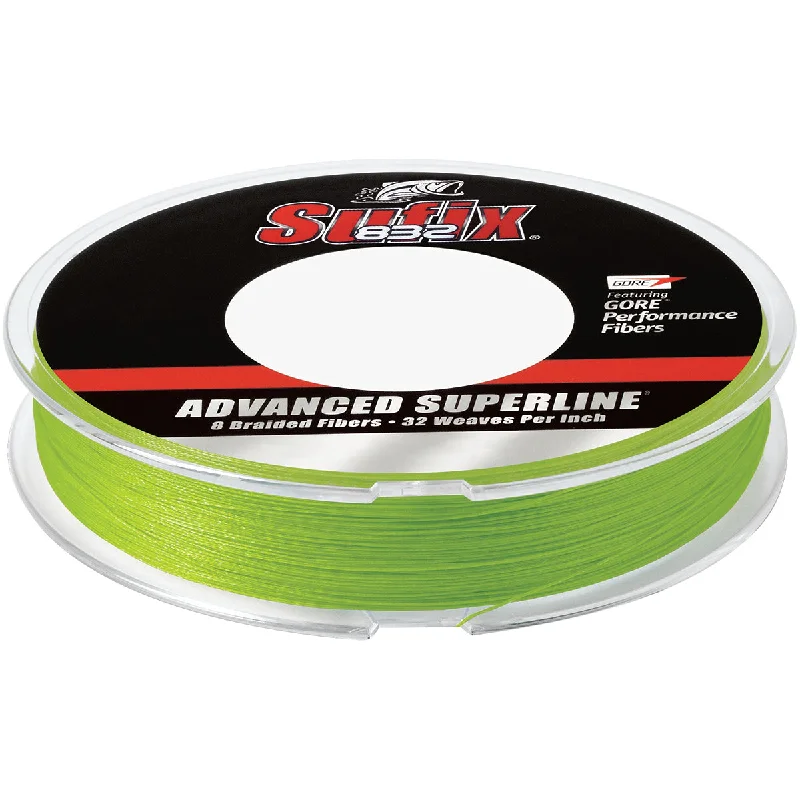 High Sensitivity Fishing Line-Sufix 150 Yard 832 Advanced Superline Braid Fishing Line - Neon Lime