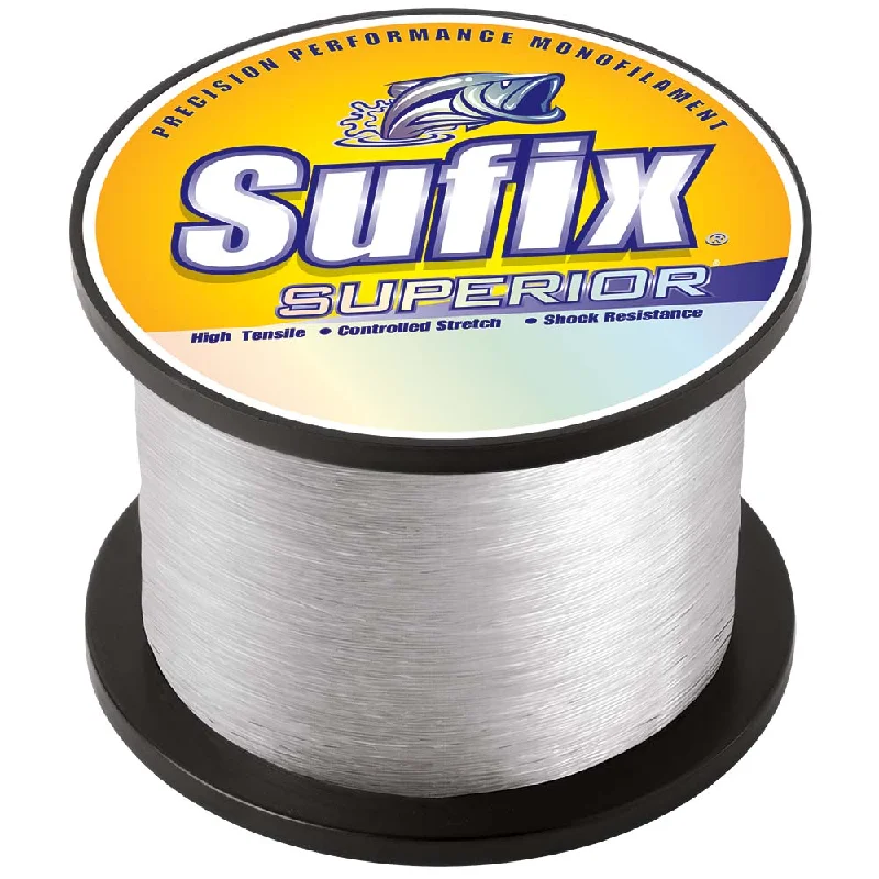 Freshwater Fishing Line-Sufix Superior Clear Monofilament - 30lb - 7895 yds