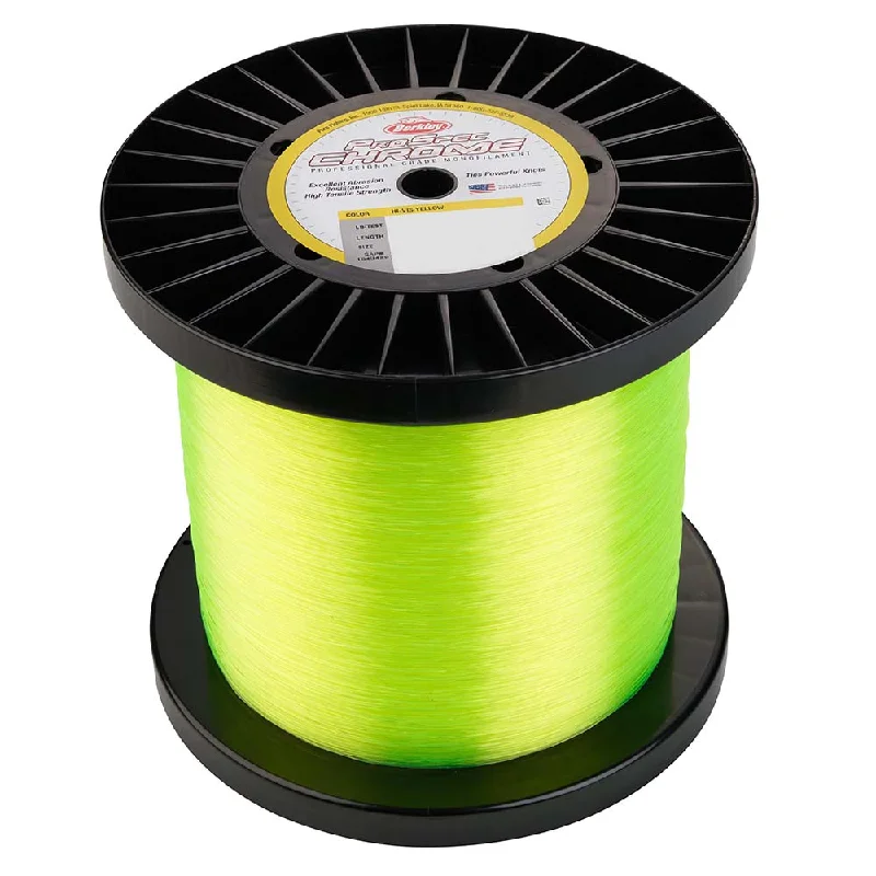 Long-casting Fishing Line-Berkley ProSpec Chrome Hi-Vis Yellow Monofilament - 50 lb - 5000 yds - PSC5B50-HVY