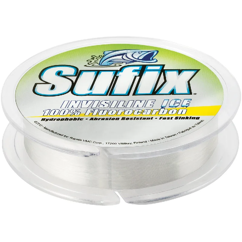 Fishing Line for Fly Fishing-Sufix 50 Yard InvisiLine Ice Fluorocarbon Fishing Line - Clear