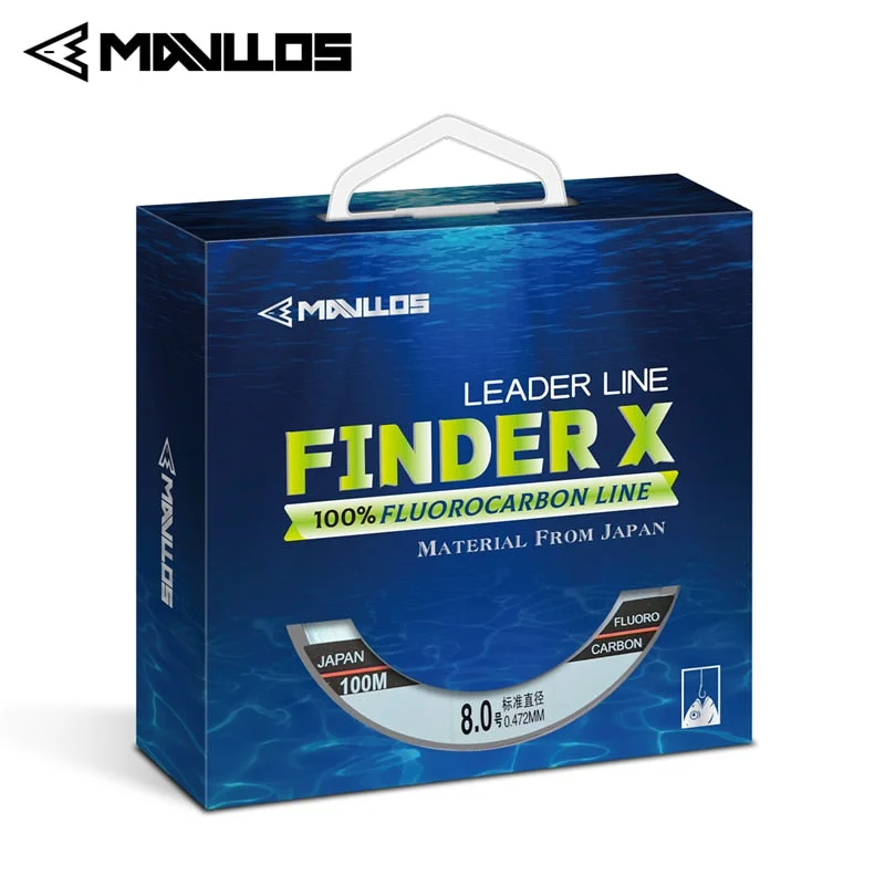 Durable Braided Fishing Line-Mavllos Finder X 50/100m Fluorocarbon Fishing Line