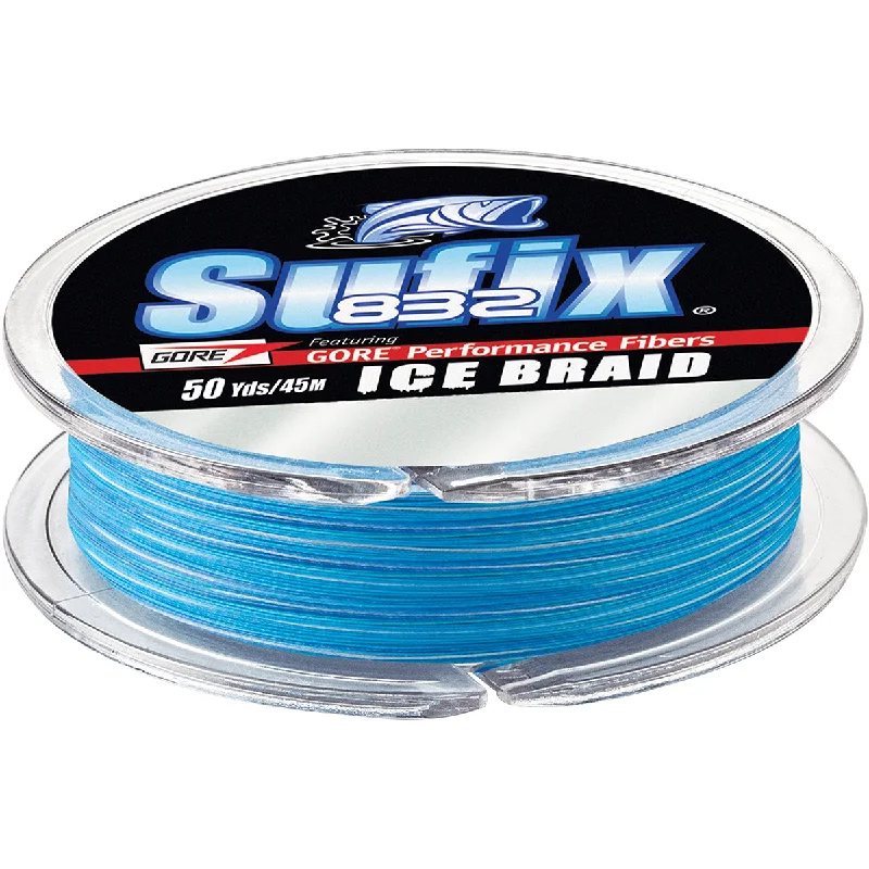 Reusable Fishing Line-Sufix 50 Yard 832 Advanced Ice Braid Fishing Line - Ice Camo