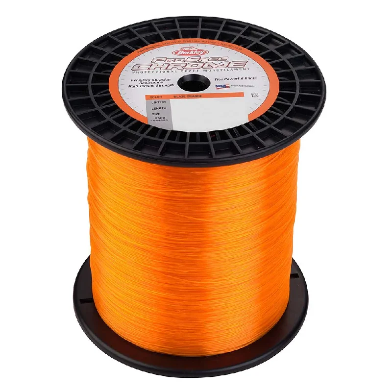 High-performance Braided Line-Berkley ProSpec Chrome Blaze Orange Monofilament - 25 lb - 3000 yds - PSC3B25-80