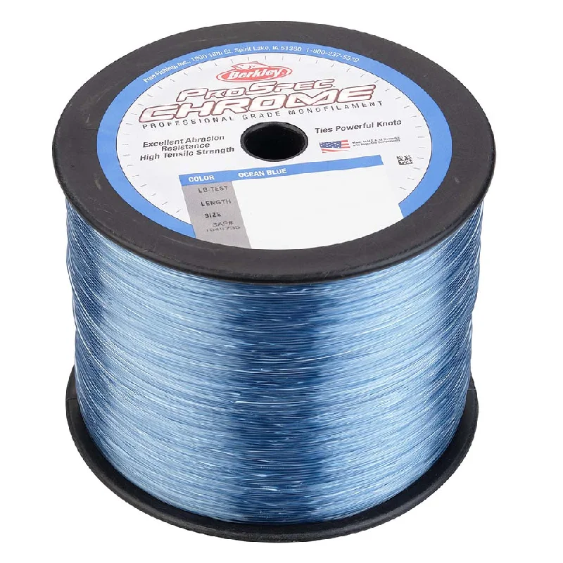 Fishing Line for Catfish-Berkley ProSpec Chrome Ocean Blue Monofilament - 130 lb - 2000 yds - PSC5B130-OBL