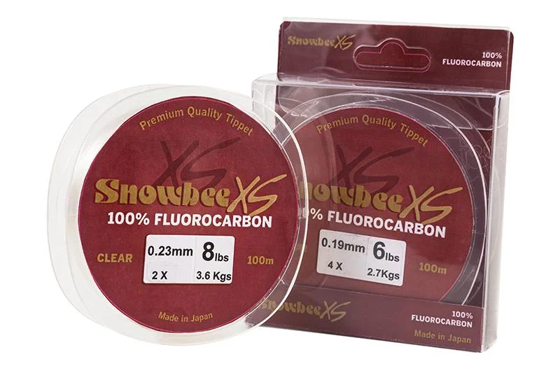 Waterproof Fishing Line-Snowbee XS Fluorocarbon, Clear, 100m