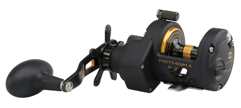 Baitcasting Fishing Reels-Penn Fathom II 12 Star Drag