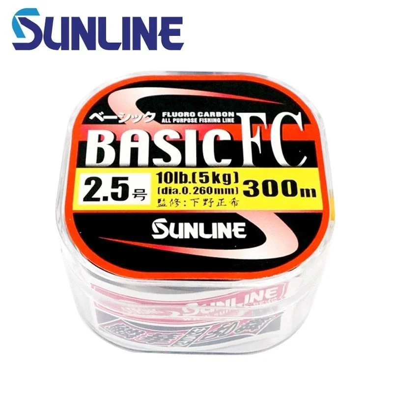 Fishing Line for Sport Fishing-Sunline Basic Fc 225/300m Fluorocarbon Line