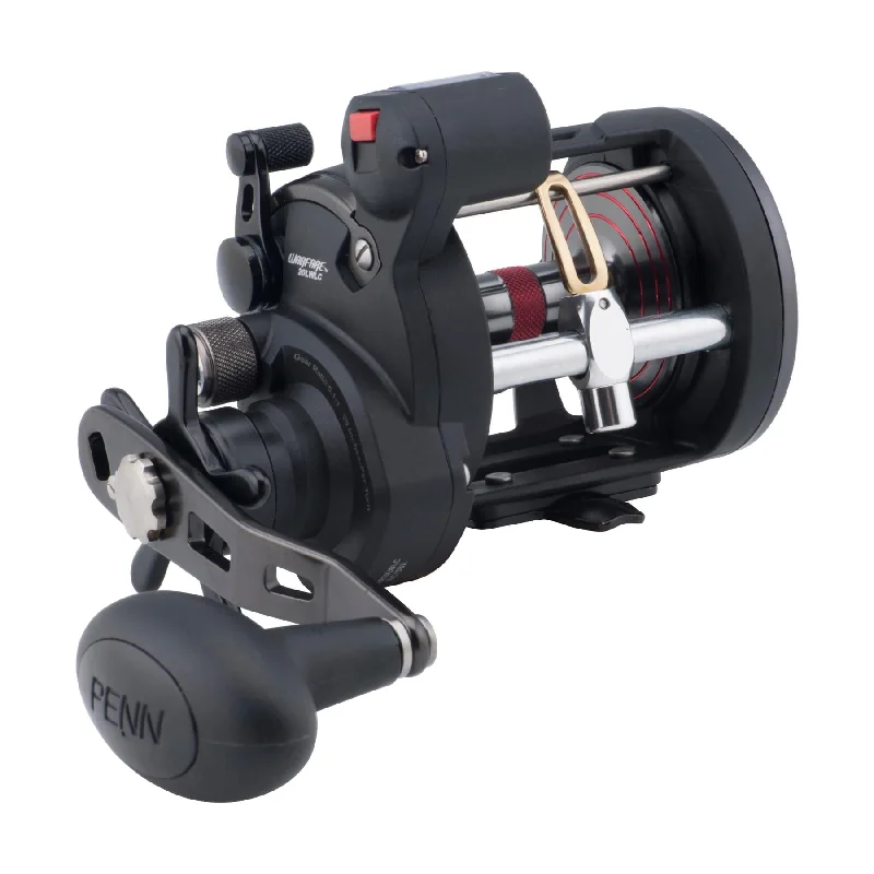 Carbon Drag Fishing Reels-Penn Warfare 20 Level Wind Line Counter