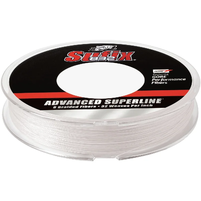 Fishing Line with Low Visibility-Sufix 300 Yard 832 Advanced Superline Braid Fishing Line - Ghost