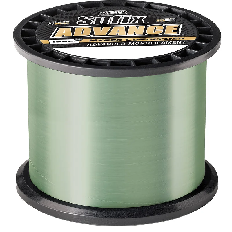 Ultra-strong Braided Line-Sufix Advance® Monofilament - 8lb - Low-Vis Green - 1200 yds