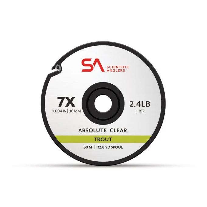 Low-stretch Braided Line-SCIENTIFIC ANGLER - ABSOLUTE CLEAR TIPPET 30M