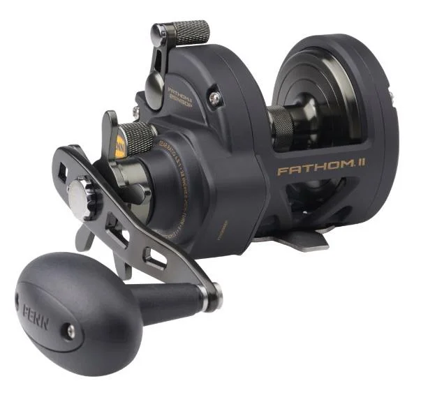 Reel for Big Fish Catching-Penn Fathom II 25 Narrow Star Drag Power 4.8:1