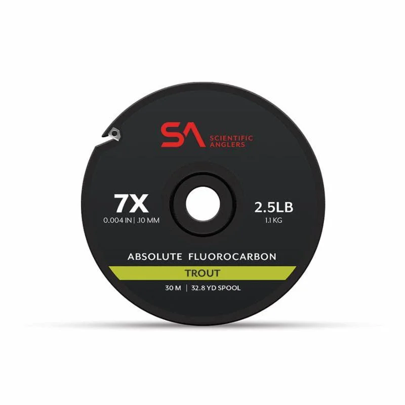 High Sensitivity Fishing Line-Scientific Anglers Absolute Fluorocarbon Trout Tippet 30m