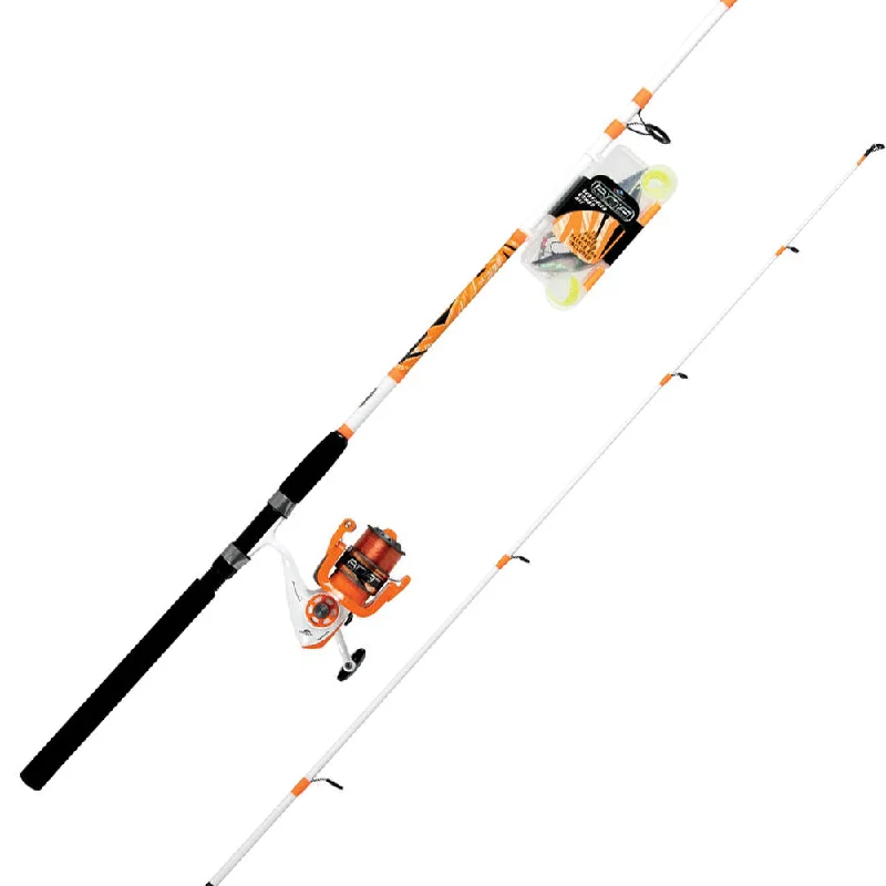 Ultra-durable Fishing Reels-Rigged N' Ready Spinning Rod and Reel Combo Kit