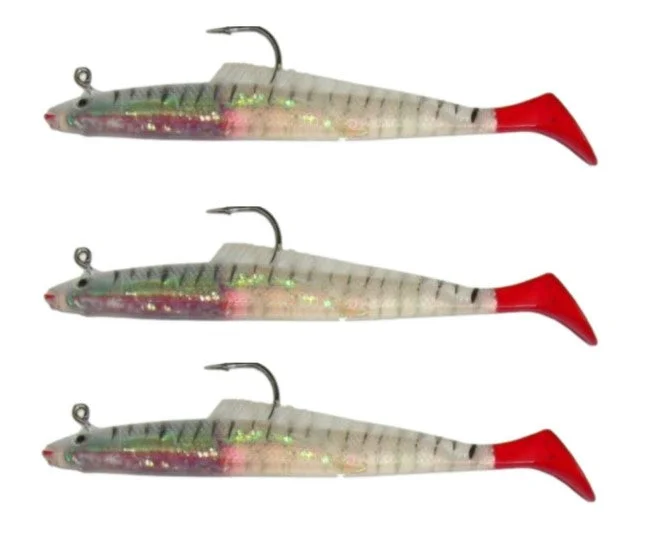 Lure with Hooks-Koike Awol Eels Silver Firetail Sandeel Fishing Lures