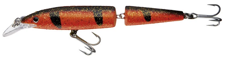 Floating Jig Lures-Cormoran Cora Z Jointed Hot Orange Pike and Bass Fishing Lure 13cm 18g