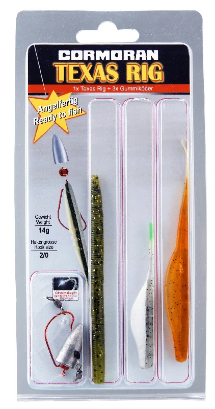 Kreelex Lures-Cormoran Texas Drop Shot Fishing Rig Kit Type 3