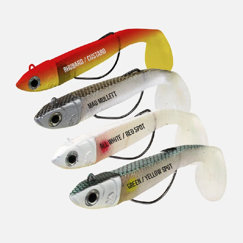 Frog Lures for Fishing-Sidewinder Weedless Minnows Fishing Lures 2 Per Pack