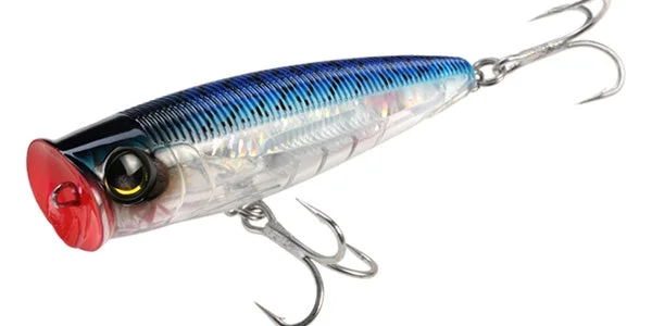 Swim Jig Lures-Yo-Zuri 3D Popper Fishing Lures 12cm 42g