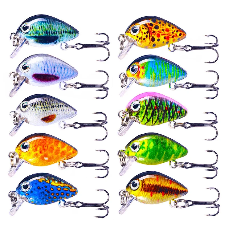 Jighead Lures-1.5G 2.5CM Topwater Crankbait Lure