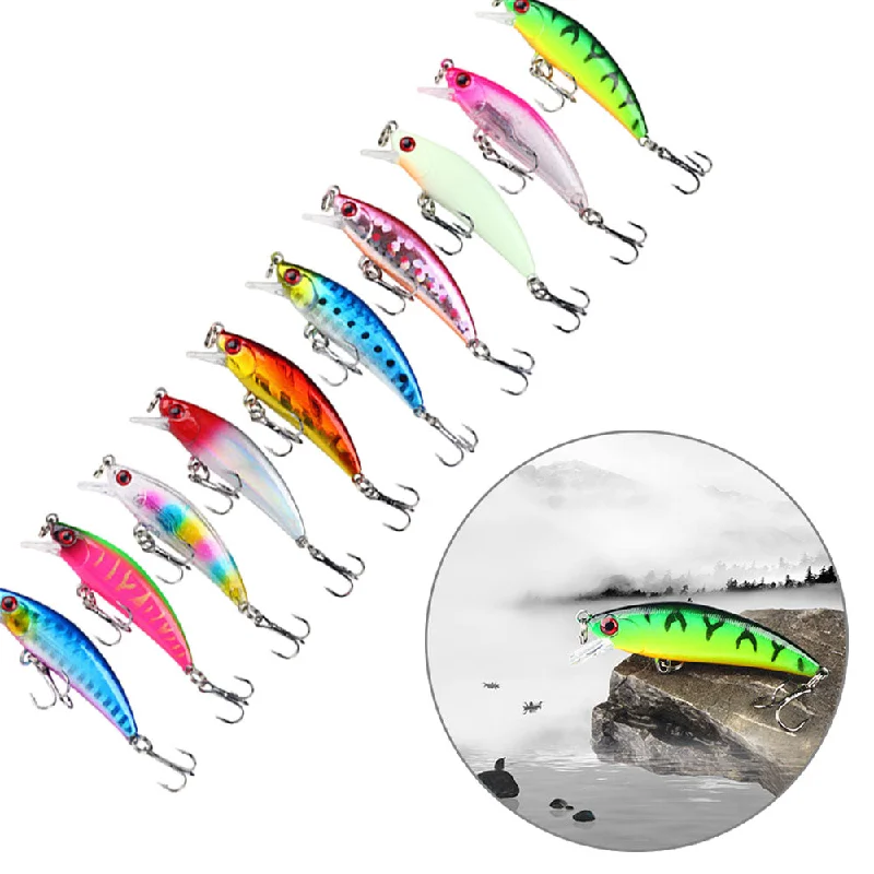 Drop-shot Lures-2.16'' 0.16oz Sinking Minnow Short Lip