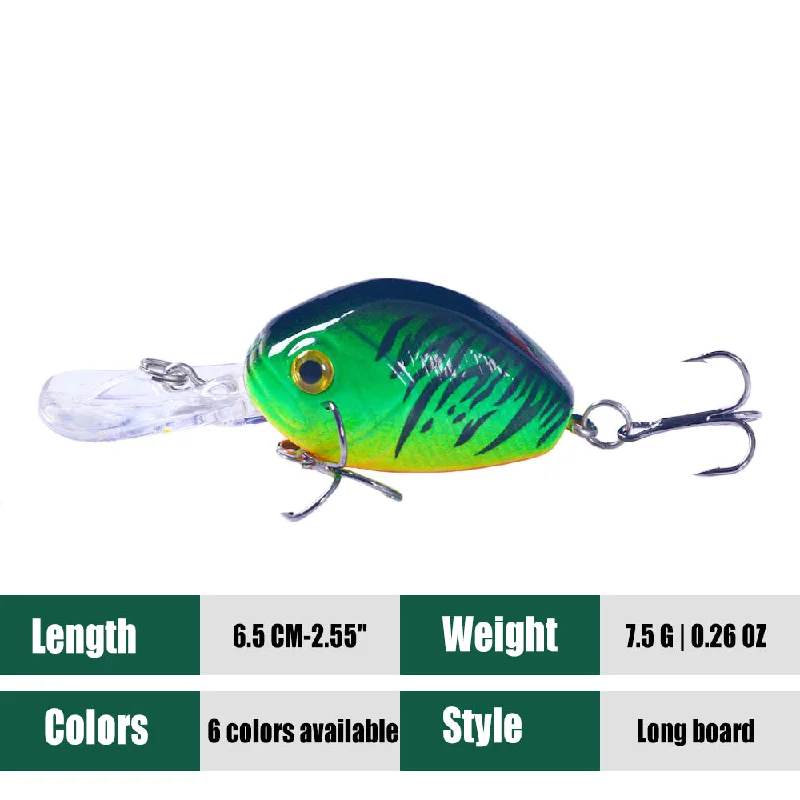 Saltwater Shimmer Lures-2.55'' 0.26oz Crankbait Lure