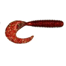 Inline Lures-2" Red Grub