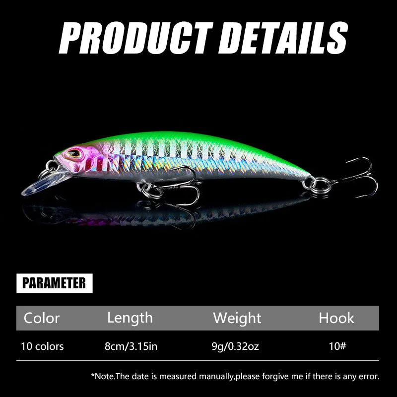 Rapala Lures-3.14'' 0.31oz Sinking Minnow