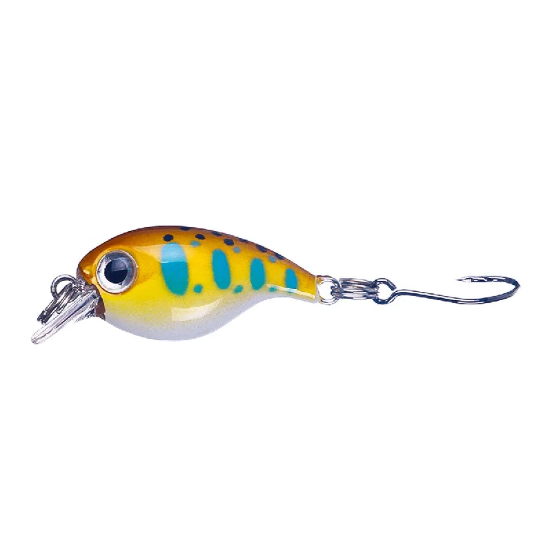 Floating Jig Lures-3.6CM 2.1G Crankbait Lure with Single Hook