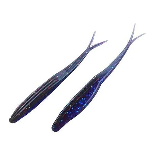 Fly Fishing Lures-5" Green Pumpkin Purple Soft Jerkbait