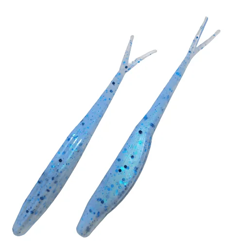 Swimbait Lures-5" Smoked Blue Soft Jerkbait