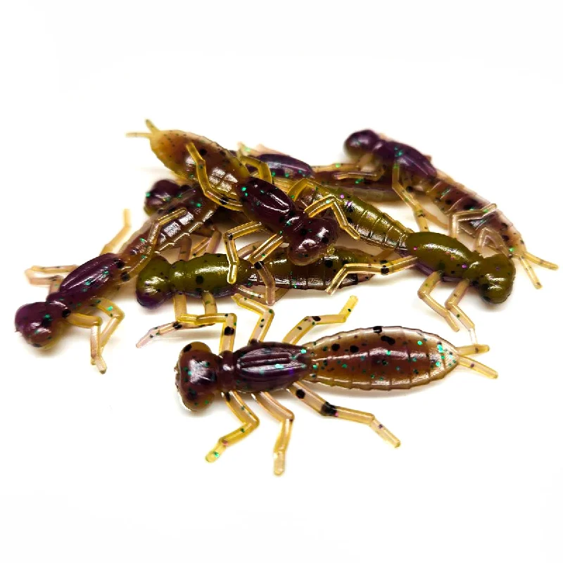 Shad Lures-Alien Junebug - Dragonfly Larvae