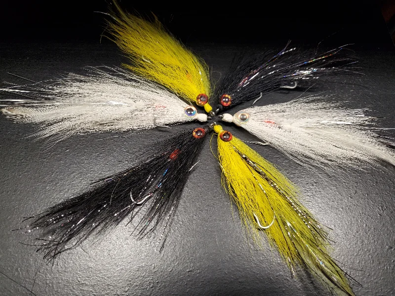 Crayfish Flies-Articulated Deceiver Fly, Lefty's Deceiver, Articulated Deceiver Streamer Fly