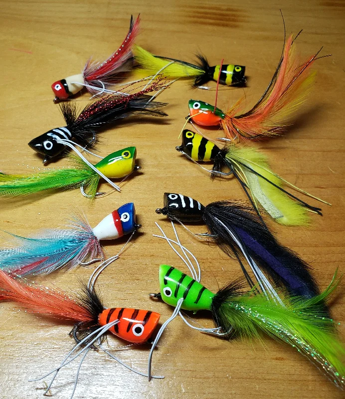 Spider Flies-Bass Popper, Saltwater Popper, Popper Fly #2