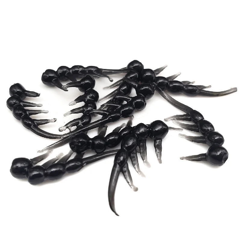 Saltwater Lures-Black - 1" Side Swimmers