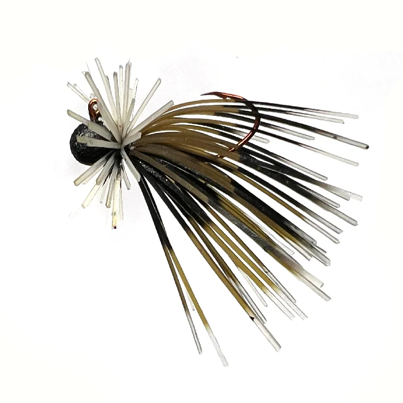 Finesse Lures-Black Crappie - Micro Spin Jig