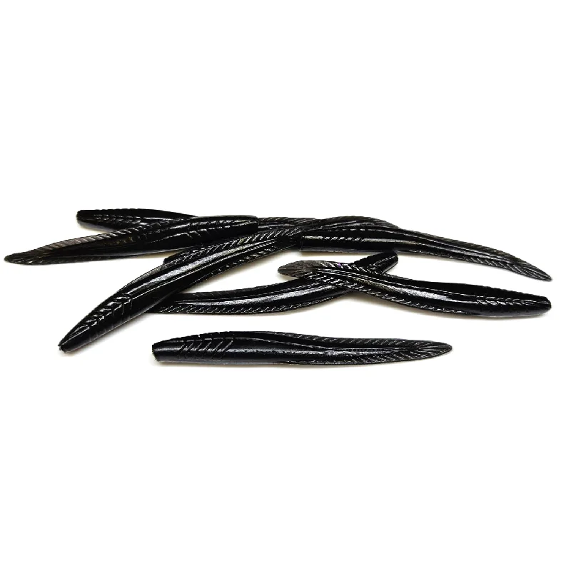 Swim Jig Lures-Black - Finesse Leech