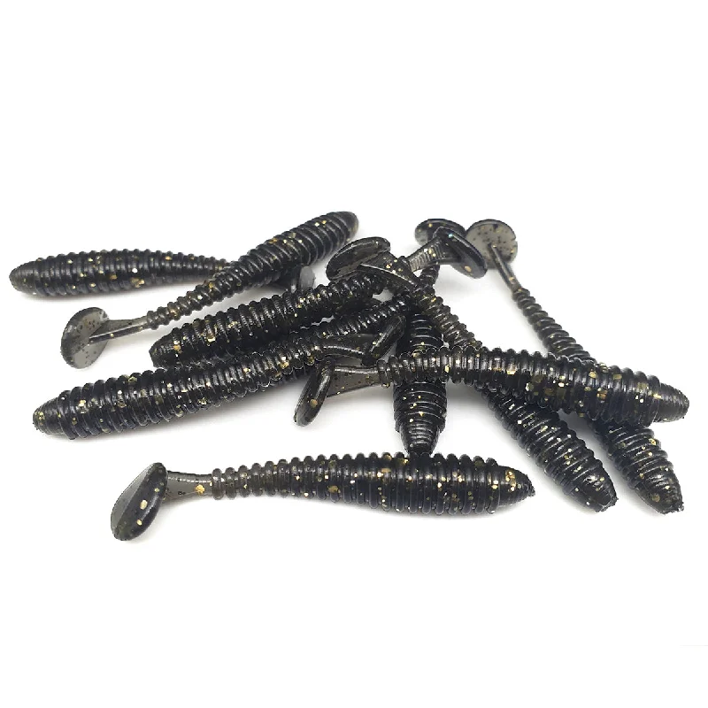 Swim Jig Lures-Black & Gold - Rip Shad