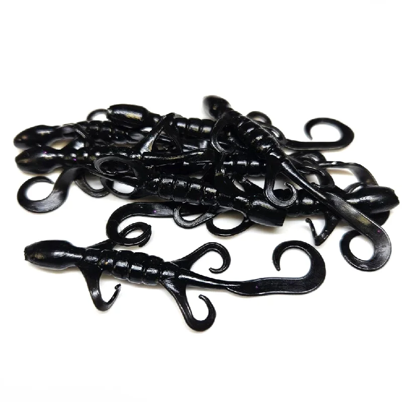 Freshwater Lures-Black - Lil' Lizard