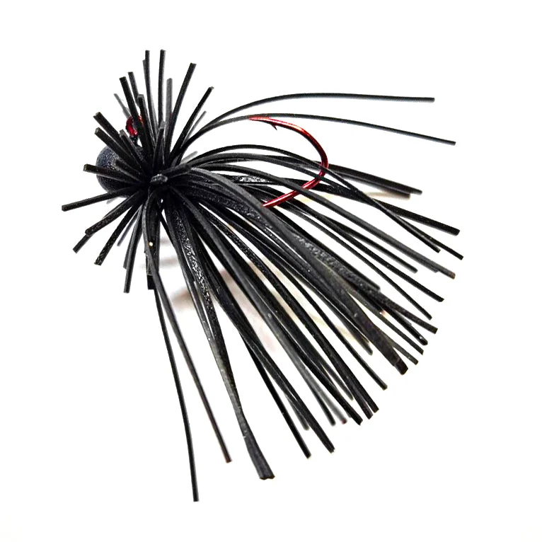 Glow-in-the-dark Lures-Black - Micro Spin Jig