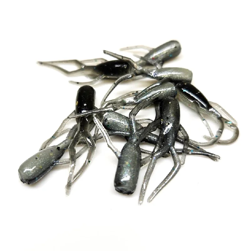 Shrimp Lures-Black Minnow - Moon Bug