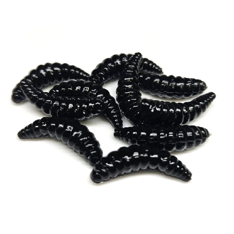 Night Fishing Lures-Black - Wax Worms