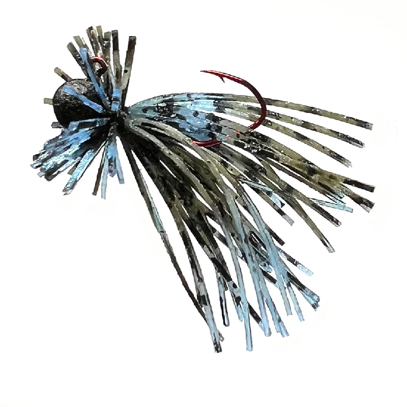 Swim Jig Lures-Blueberry Craw - Micro Spin Jig