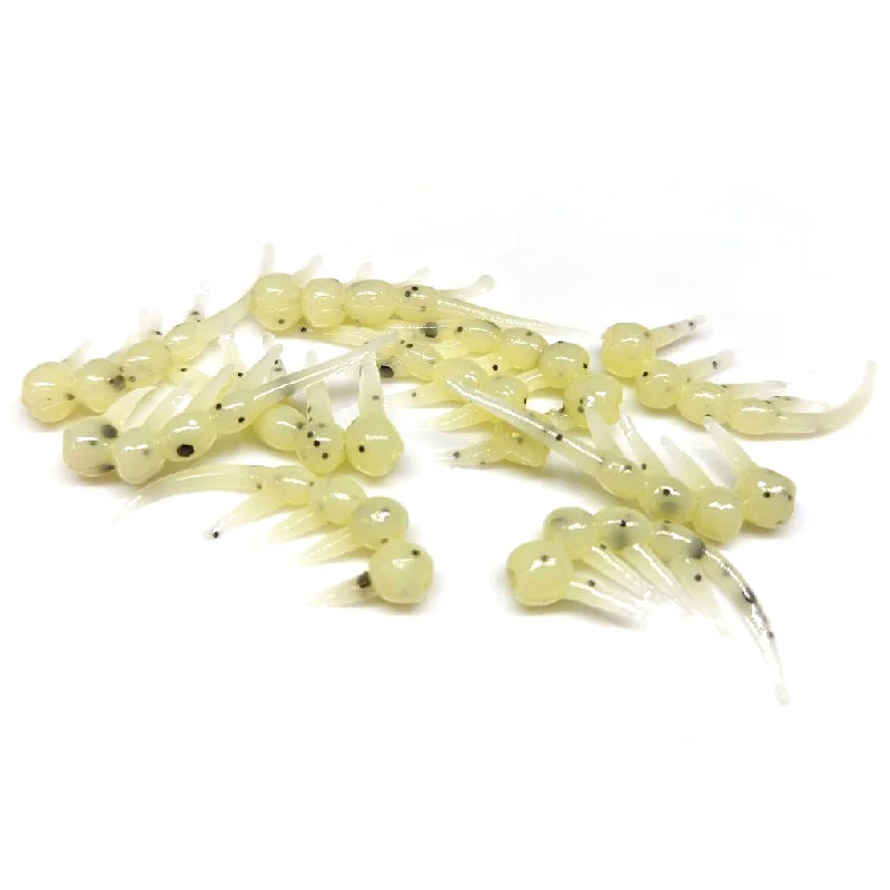 Shaky Head Lures-Bone White - 1" Side Swimmers