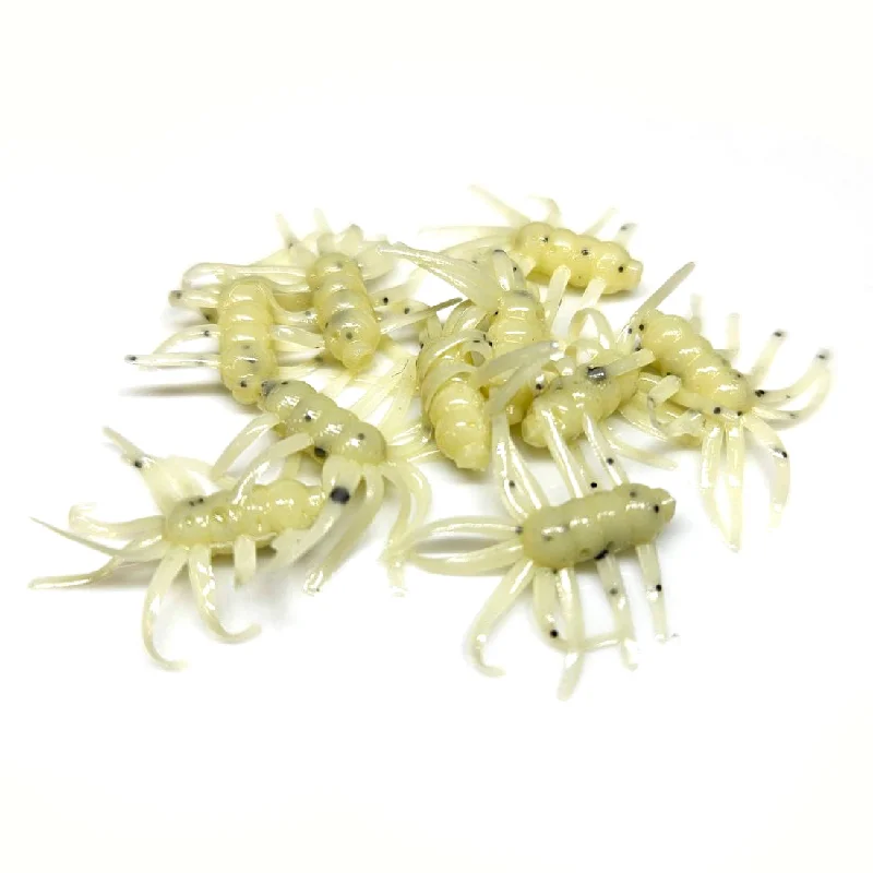 Feather Lures-Bone White - Micro Spider Monkeys