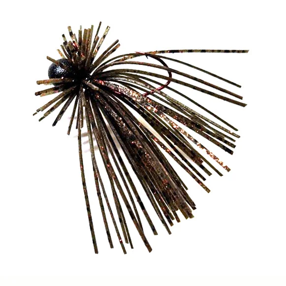 Spinning Lures-Brown Craw - Micro Spin Jig