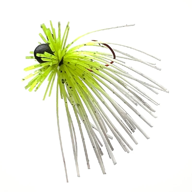 Long-casting Lures-Chartreuse/Pearl - Micro Spin Jig