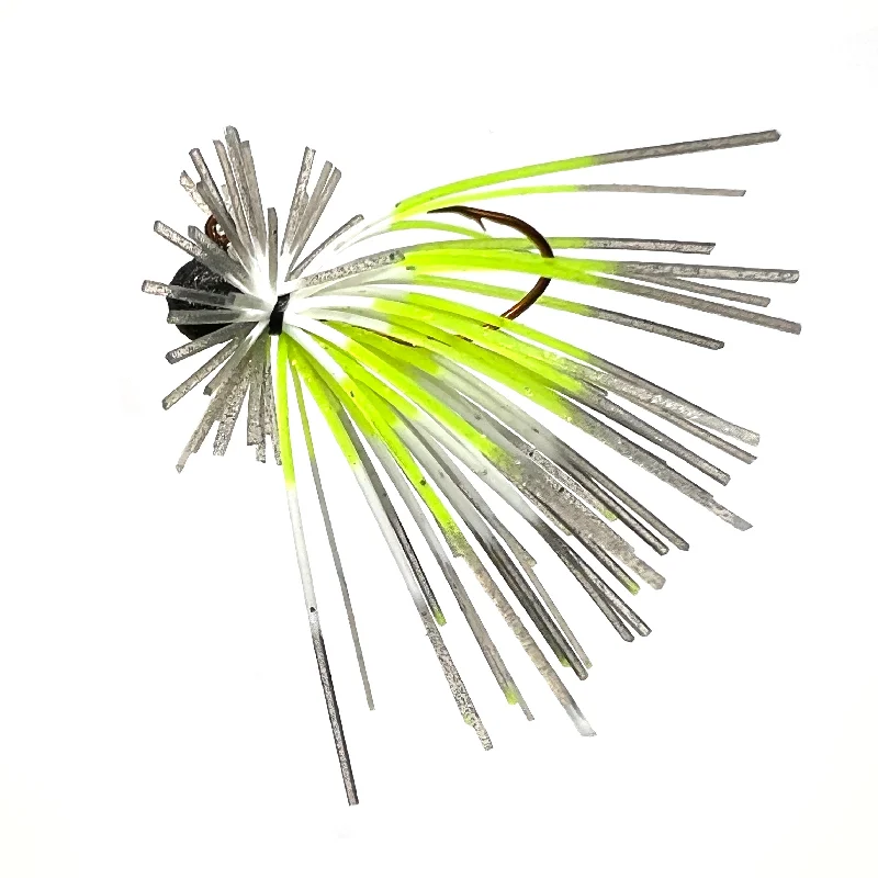 Buzzbait Lures-Chartreuse Shad - Micro Spin Jig