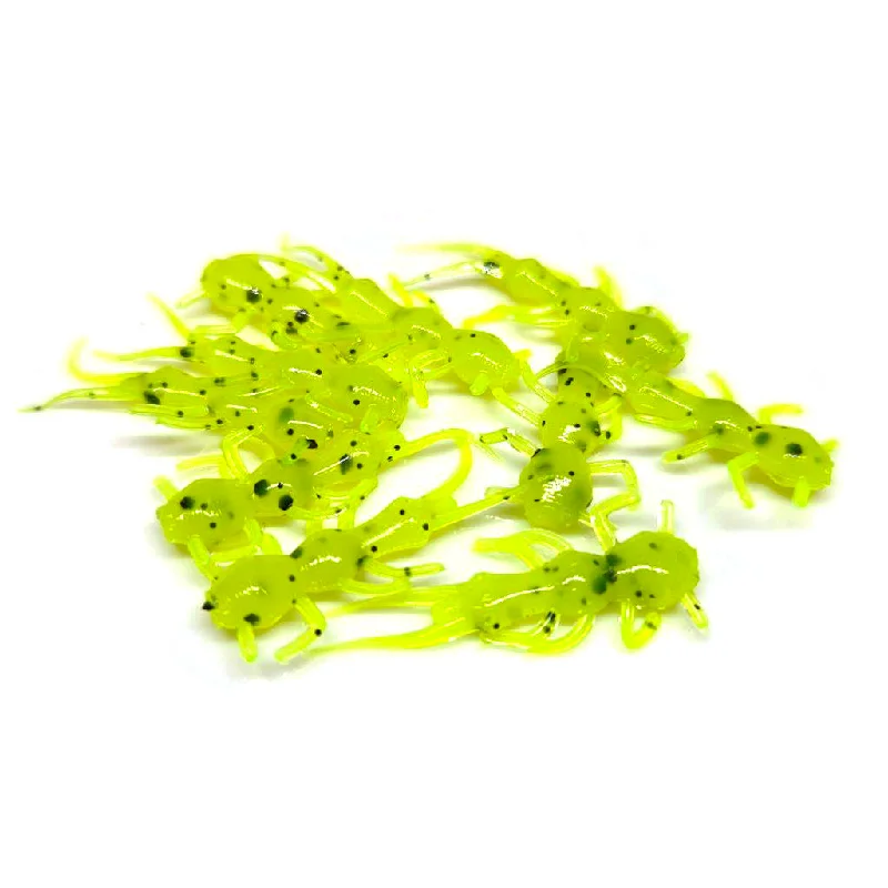 Saltwater Shimmer Lures-Chartreuse - Stonefly Larvae