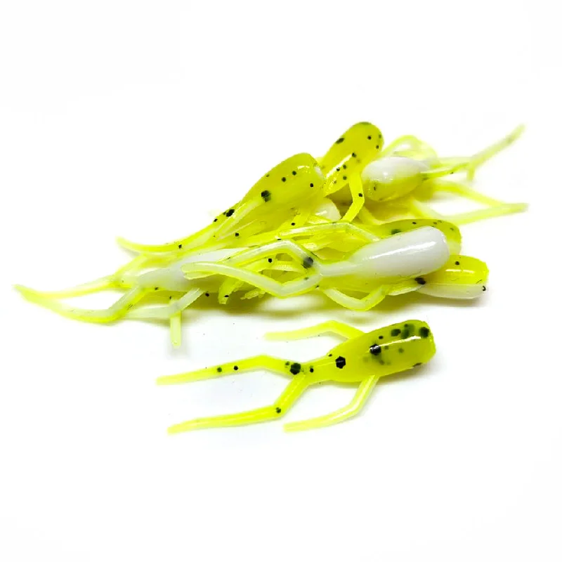 Natural Color Lures-Chartreuse/White - Moon Bug